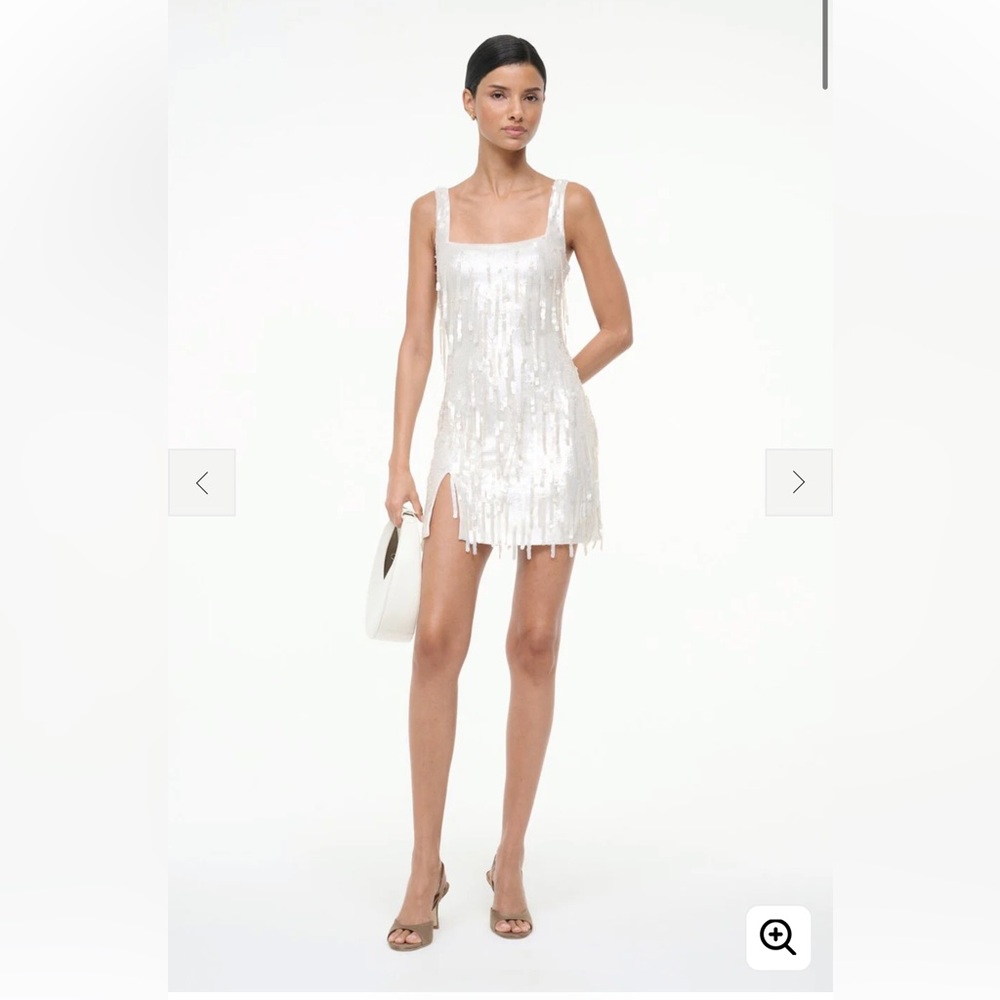 STAUD Le Sable Dress Pearl